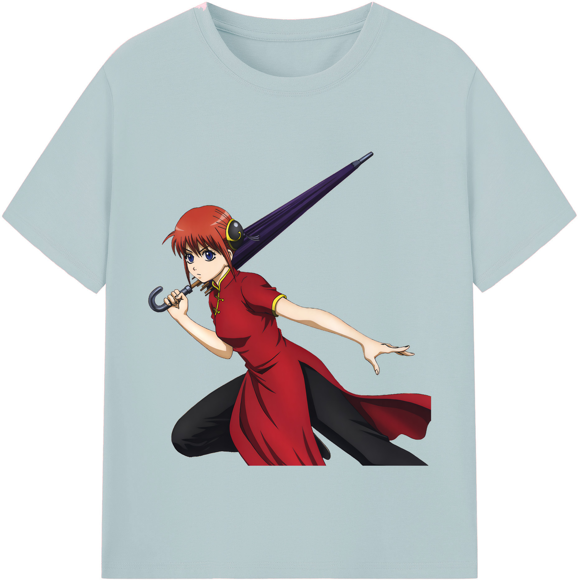 （画像用） ぎんたま 坂田銀時（さかたぎんとき） 神楽 志村新八（しむら しんぱち） GINTAMA Sakata Gintoki Kagura Shimura Shinpachi 綿100％半袖Tシャツ（フロントプリント）